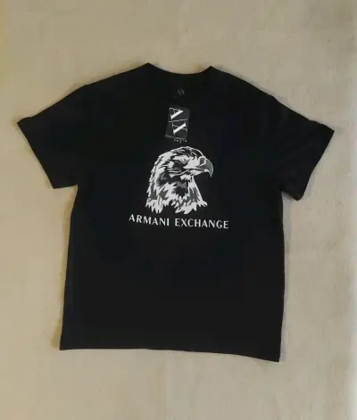 Polera negra Armani Exchange - miniatura 1
