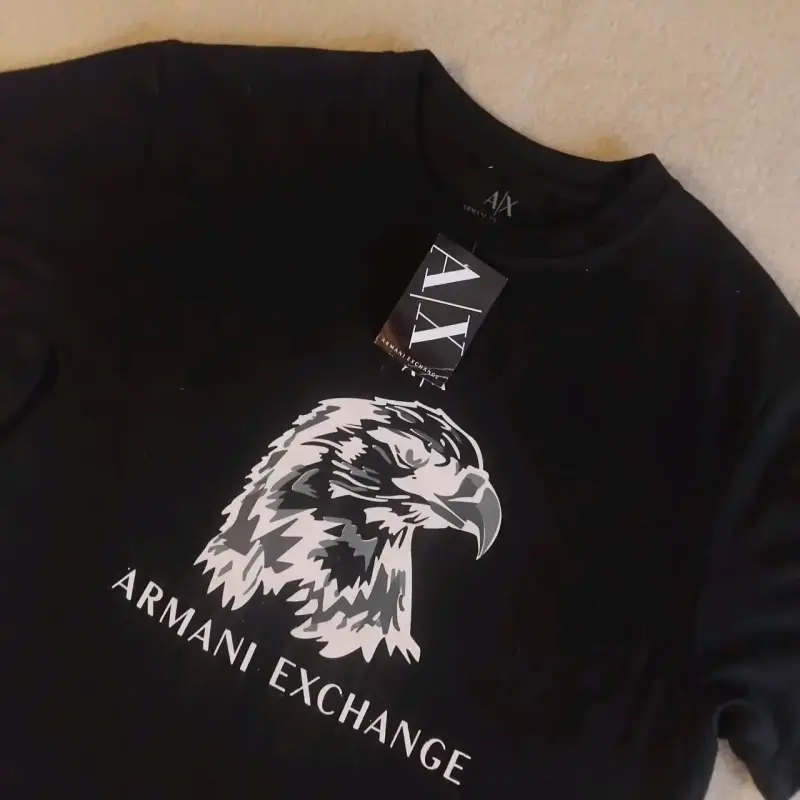Polera negra Armani Exchange - 4