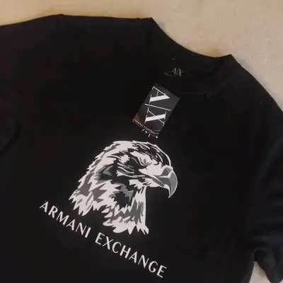 Polera negra Armani Exchange - miniatura 4