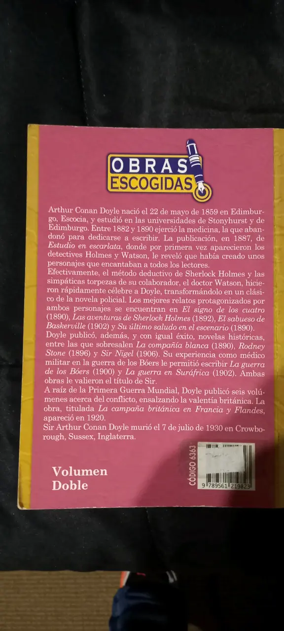 Libro Las Aventuras de Sherlock Holmes - 2