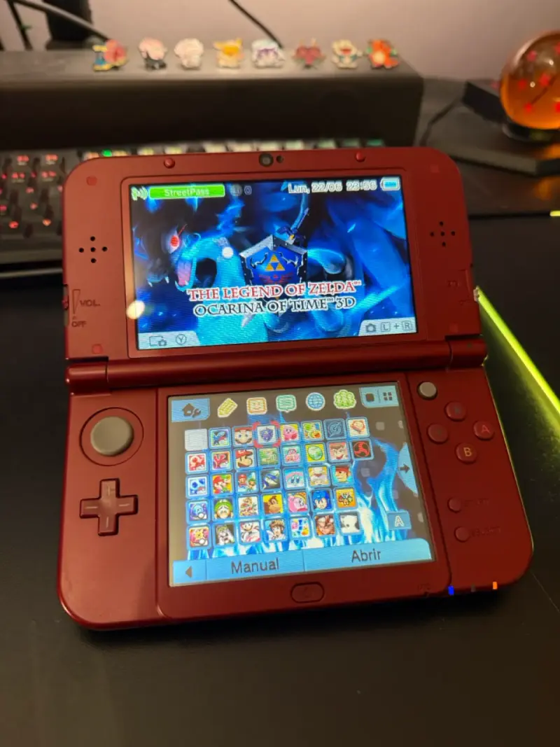 Consola New Nintendo 3DS XL Rojo Brillante - 1