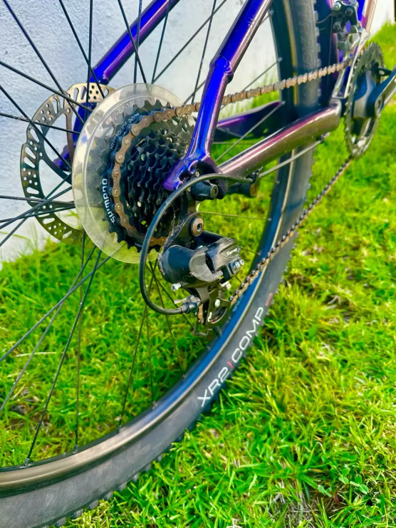 Bicicleta de montaña Trek morada - 4
