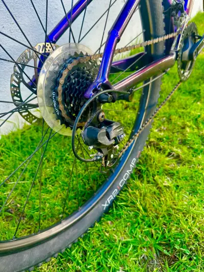 Bicicleta de montaña Trek morada - miniatura 4