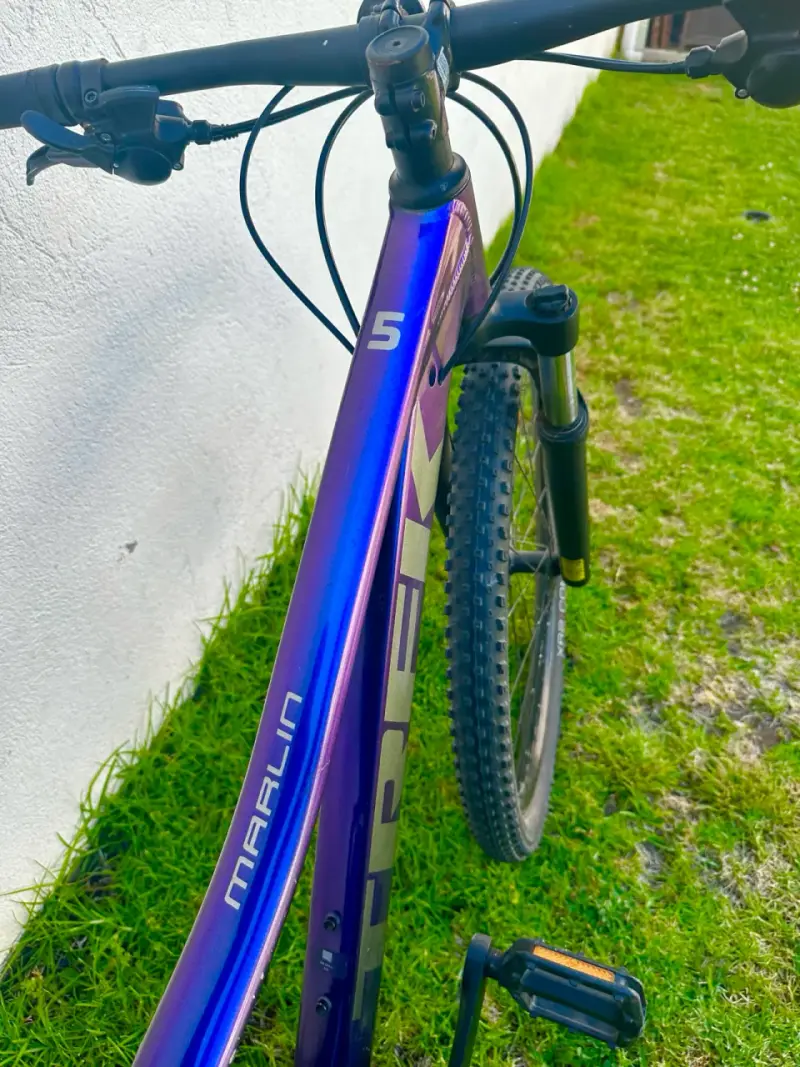 Bicicleta de montaña Trek morada - 5