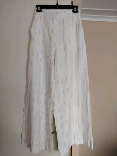 Pantalón blanco a rayas H&M - miniatura 1