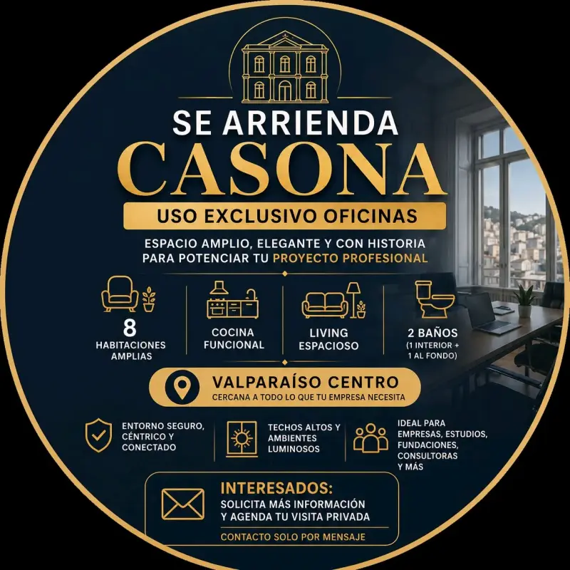 Arriendo casona para oficinas  quinta región - 2