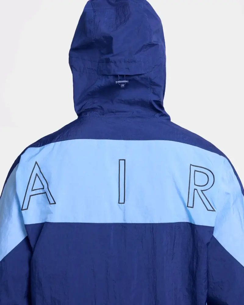Cortaviento azul nike air con capucha - 2