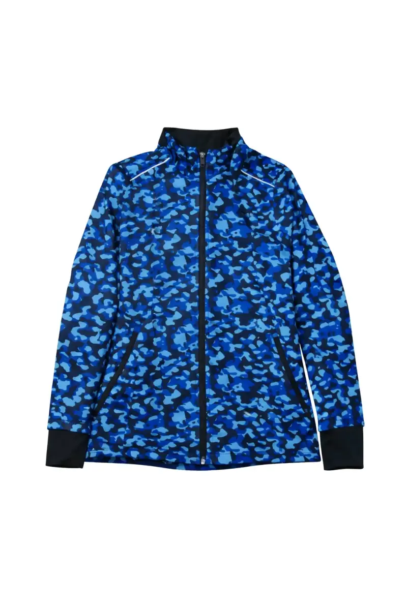 Chaqueta deportiva azul camuflaje - 1