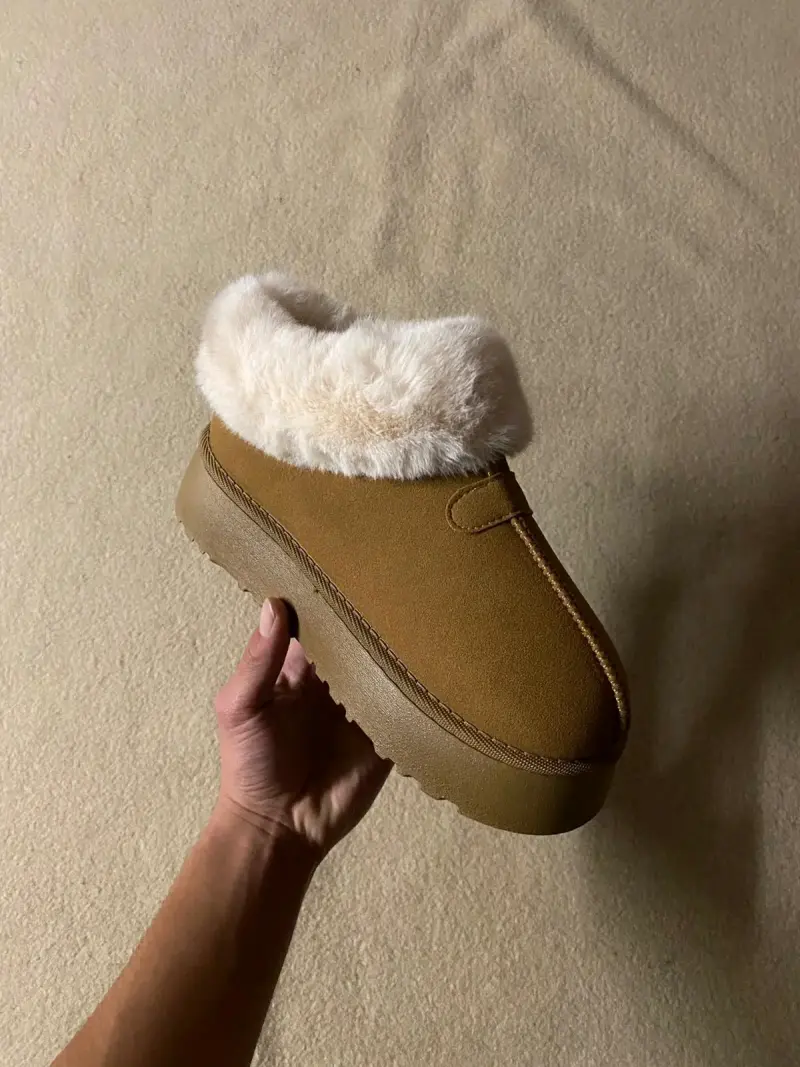 Pantubotas forradas camel - 1