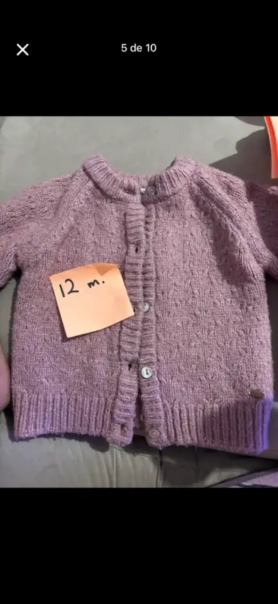 Ropa de bebé niña 12 meses - miniatura 4