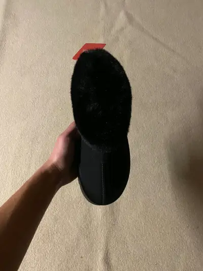 Pantubotas con forro de piel negro - miniatura 2