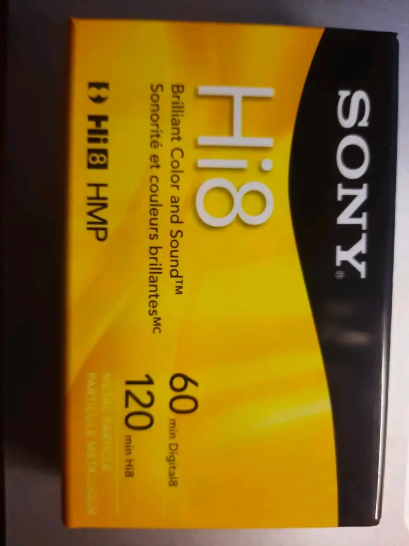 Cinta Sony Hi8 120 min nueva - 1