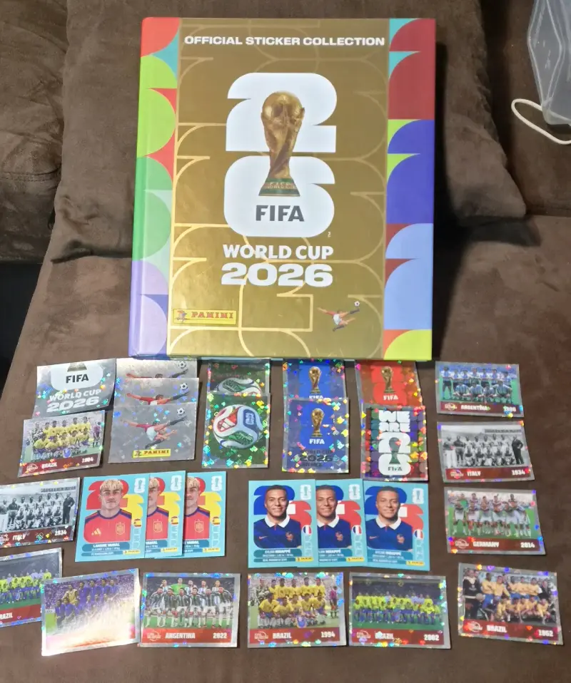 Laminas mundial 2026 panini - 2
