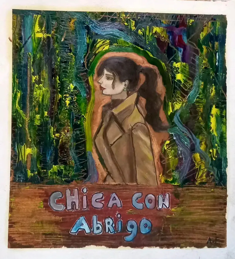Cuadro 'Chica con Abrigo' - 1