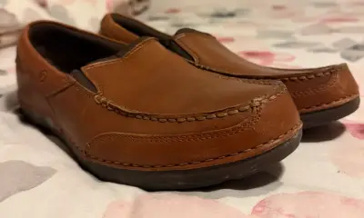 Mocasines de cuero marrón - miniatura 1