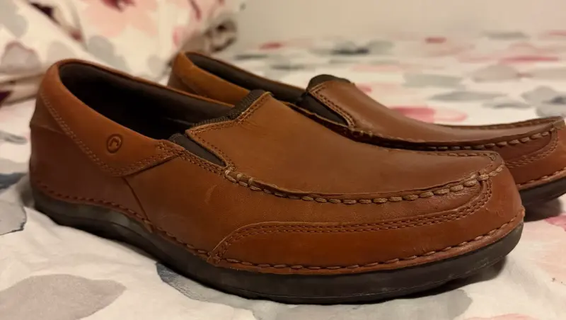 Mocasines de cuero marrón - 2