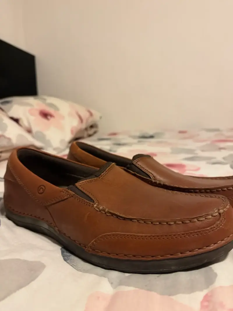 Mocasines de cuero marrón - 3