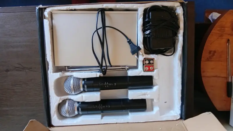 Set de micrófonos inalámbricos