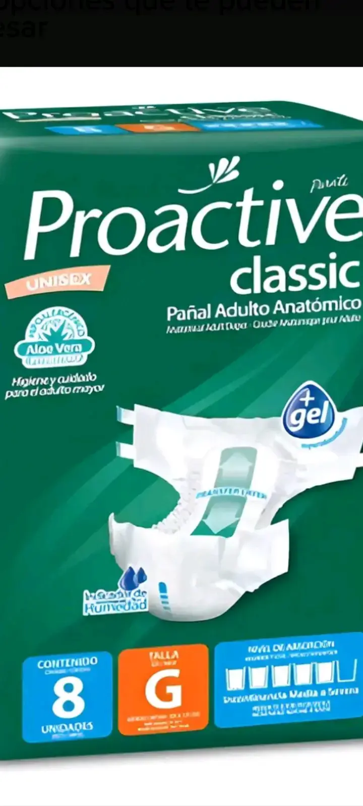 Pañales adultos Proactive talla G