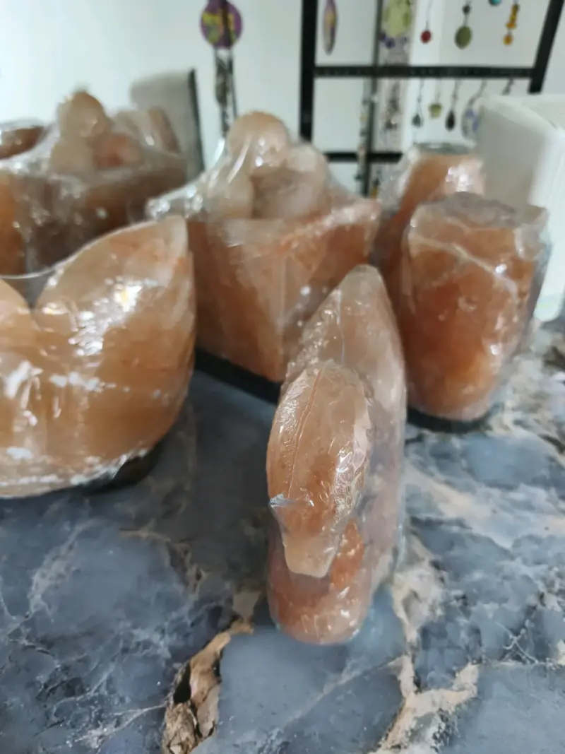 Lámparas de sal del Himalaya - 1