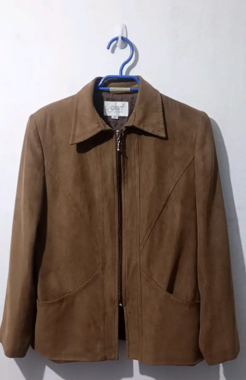 Talla 42 - Chaqueta forrada formal café - 4