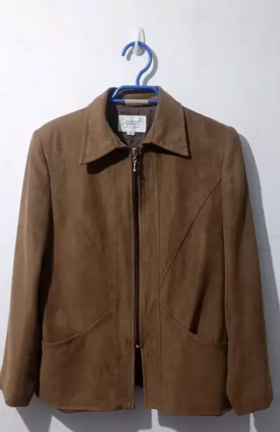 Talla 42 - Chaqueta forrada formal café - miniatura 4