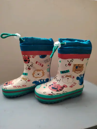 Botas impermeables infantiles safari - miniatura 1