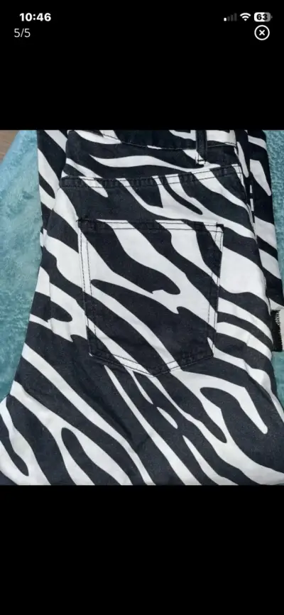 Pantalones estampado cebra - miniatura 1