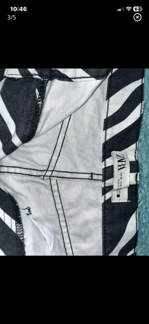 Pantalones estampado cebra - 3