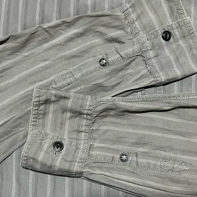 Camisa rayada gris hombre DKNY jean - miniatura 4