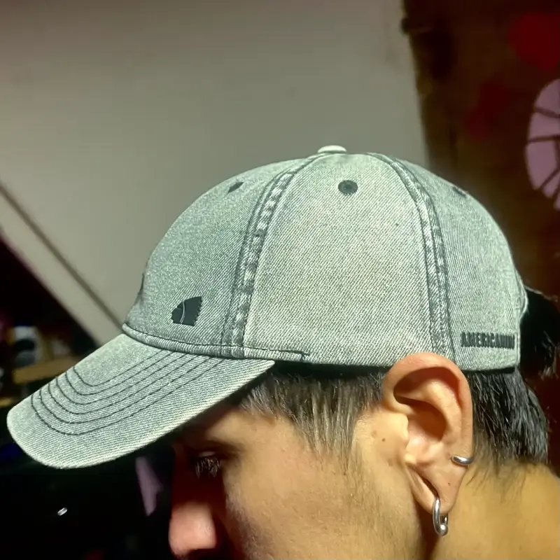 Gorra gris denim ajustable Americanino - 2