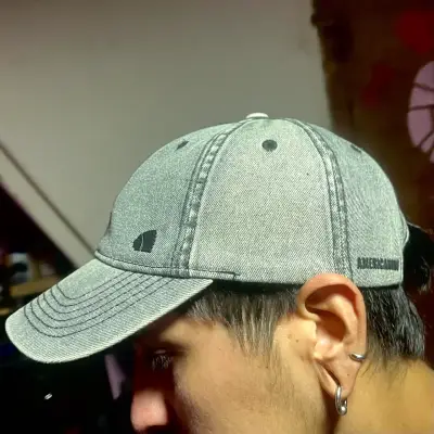 Gorra gris denim ajustable Americanino - miniatura 2