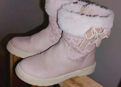 Botines rosados con forro peludo - miniatura 3