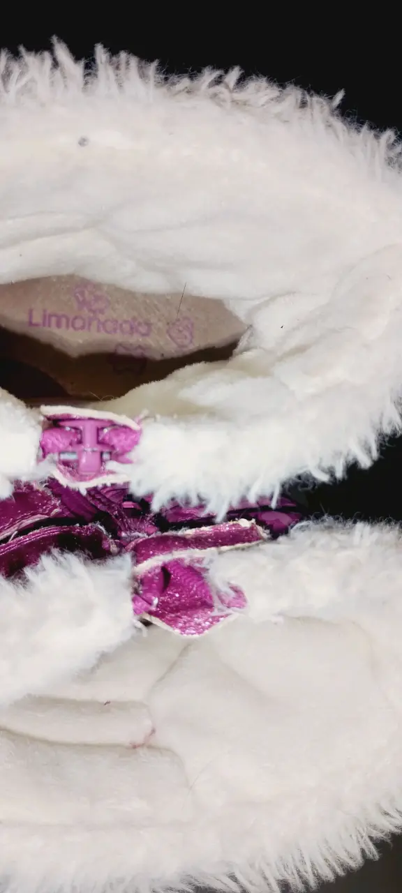 Botas rosas con forro peludo - 3