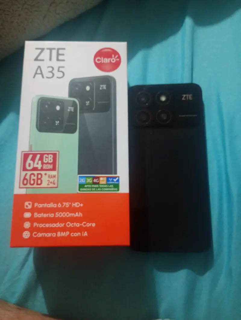 Smartphone ZTE A35 64GB negro - 1