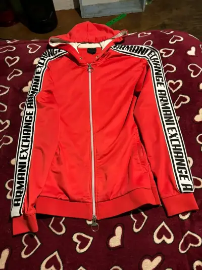 Polerón rojo Armani og - miniatura 1