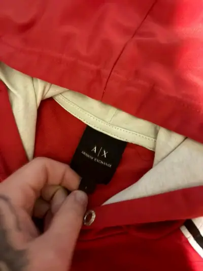 Polerón rojo Armani og - miniatura 3
