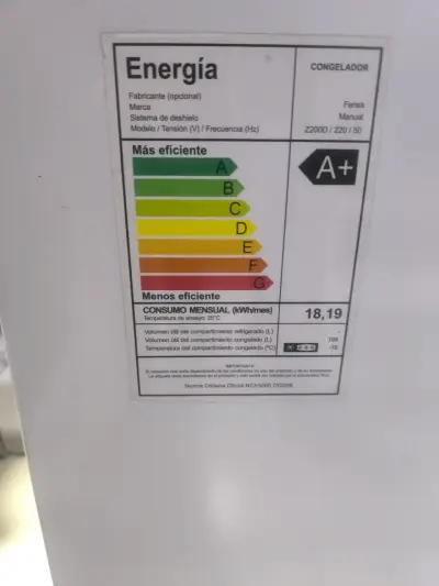 Congelador horizontal Fensa blanco 198lt - miniatura 4