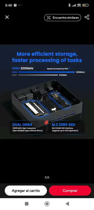 RYZEN 7 5800H 16/512 mini pc/ desktop/ nuc - miniatura 5
