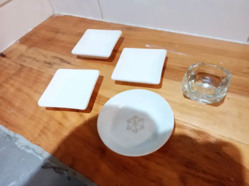 Set de platos pequeños blancos - 1