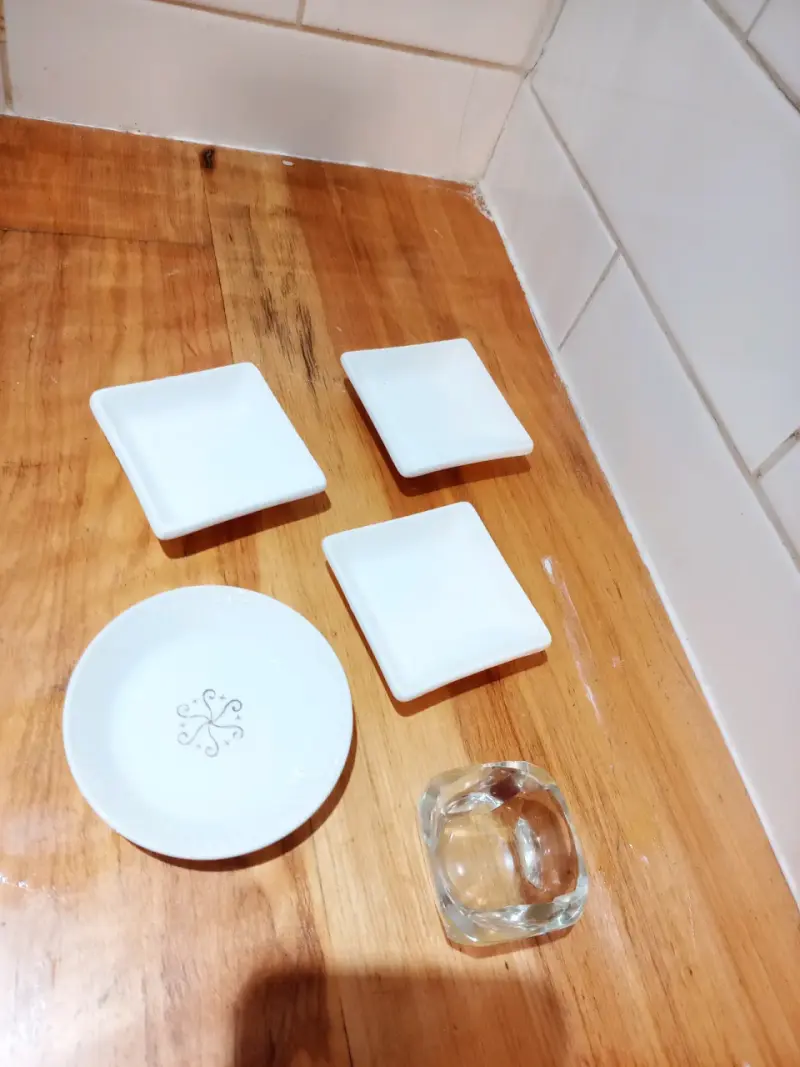 Set de platos pequeños blancos - 2