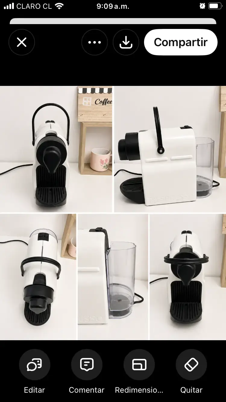 Cafetera Nespresso inissia White - 1