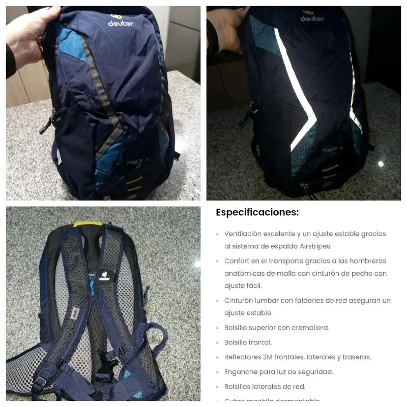 Mochila Deuter Race X azul