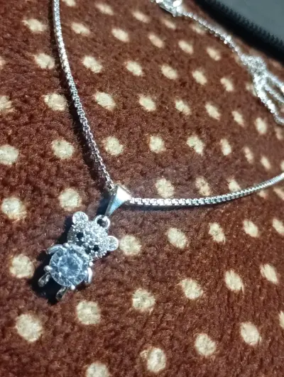 Aros de plata con corazones - miniatura 3