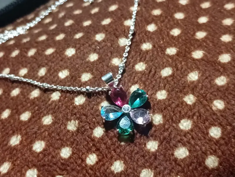 Aros de plata con corazones - 4