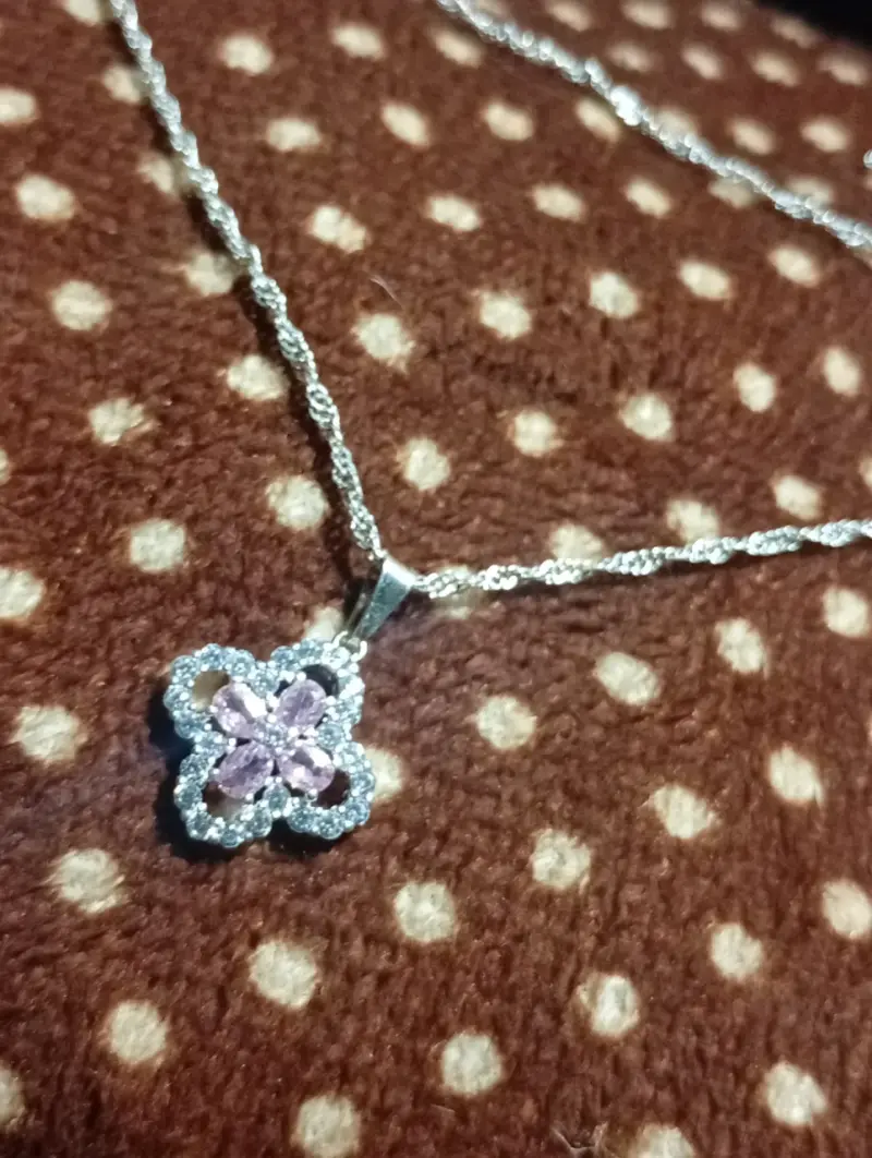 Aros de plata con corazones - 5