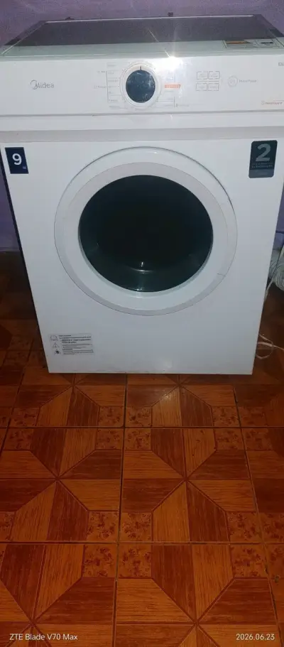 Lavadora Midea blanca frontal - miniatura 2