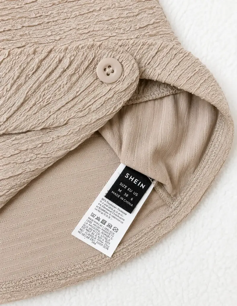 Chaleco  beige sin mangas - 3