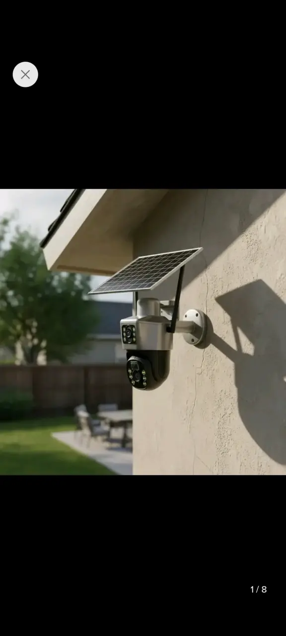 Cámara de seguridad solar exterior - 1