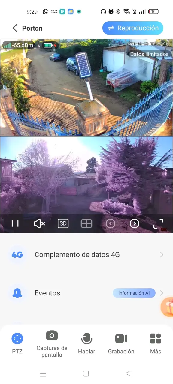 Cámara de seguridad solar exterior - 2